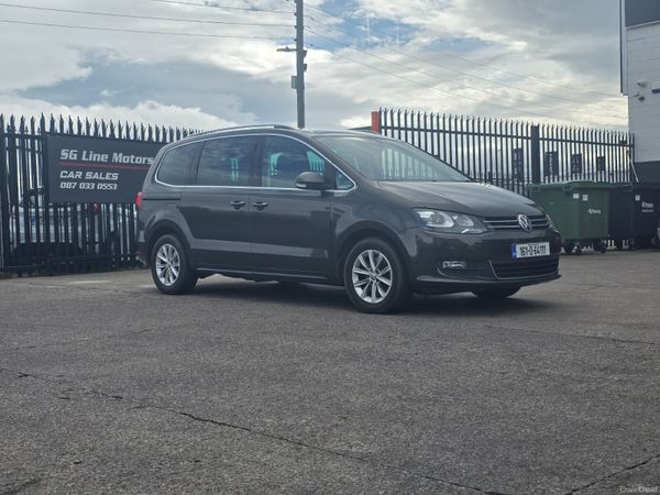Volkswagen Sharan MPV, Petrol, 2016, Brown