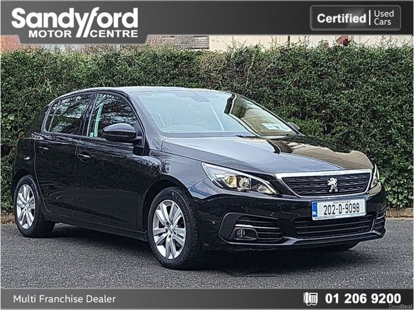 Peugeot 308 Hatchback, Petrol, 2020, Black