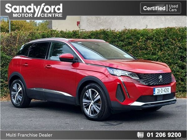 Peugeot 3008 SUV, Petrol, 2021, Red