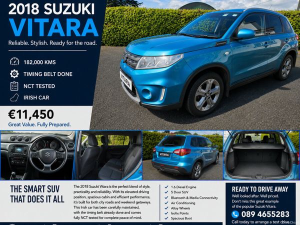 Suzuki Vitara SUV, Diesel, 2018, Blue
