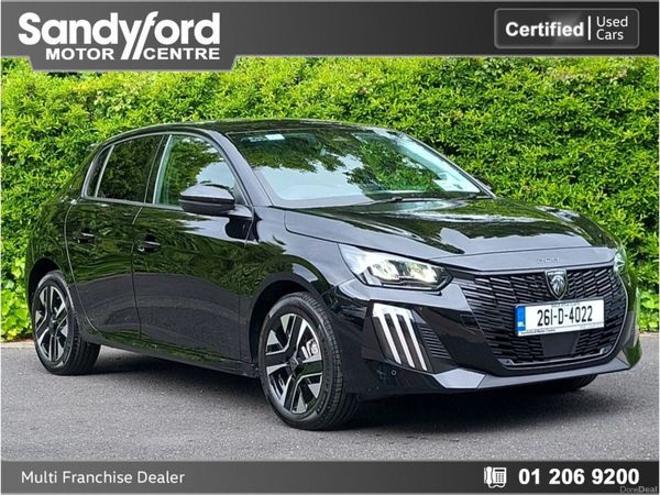 Peugeot 208 Hatchback, Petrol, 2026, Black