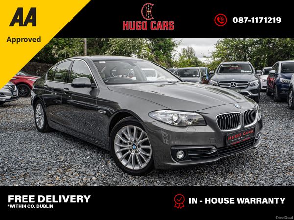 BMW 5-Series Saloon, Diesel, 2015, Grey