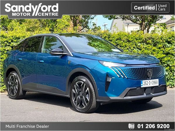 Peugeot 3008 SUV, Petrol Hybrid, 2025, Blue