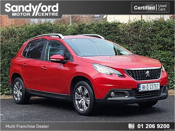 Peugeot 2008 SUV, Petrol, 2018, Red
