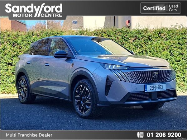 Peugeot 3008 SUV, Petrol Hybrid, 2026, Grey