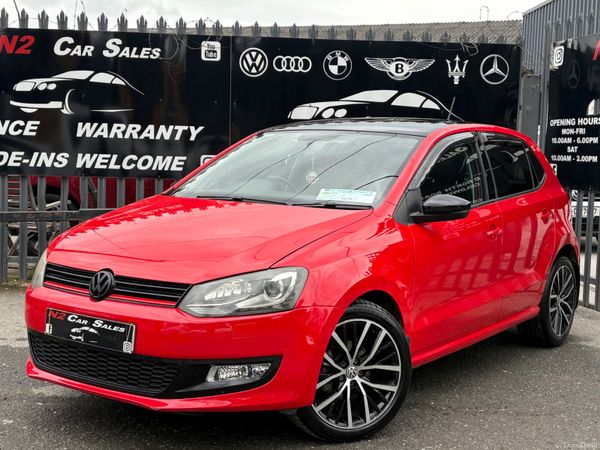 Volkswagen Polo Hatchback, Petrol, 2014, Red