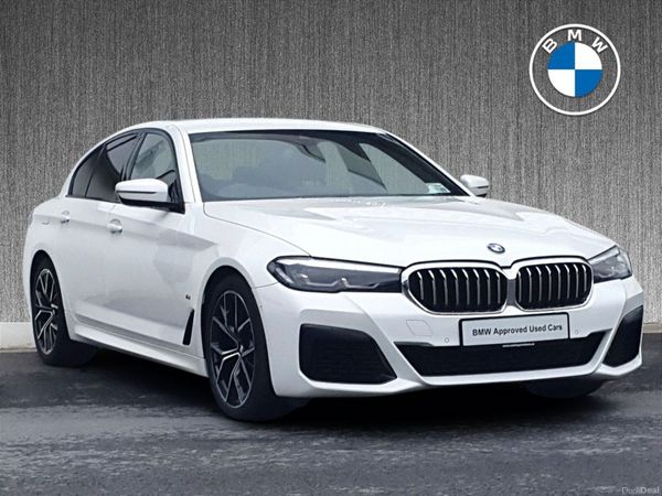 BMW 5-Series Saloon, Diesel, 2022, White