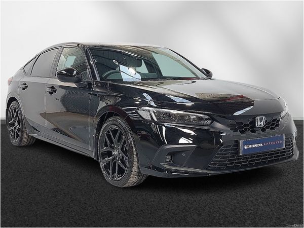 Honda Civic Hatchback, Petrol Hybrid, 2022, Black