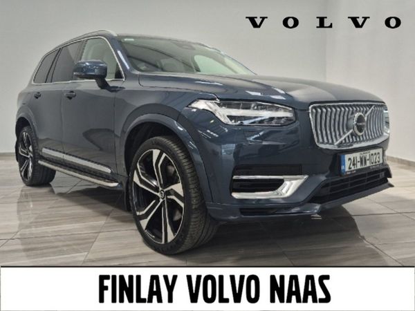 Volvo XC90 SUV, Petrol Plug-in Hybrid, 2024, Blue