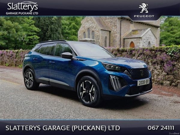 Peugeot 2008 SUV, Electric, 2025, Blue