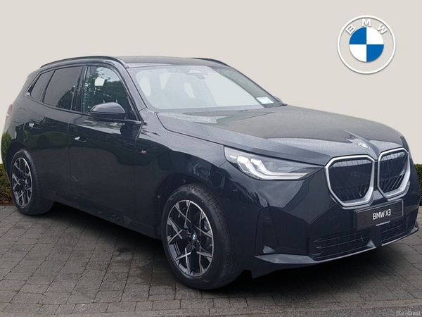 BMW X3 SUV, Petrol Plug-in Hybrid, 2026, Black