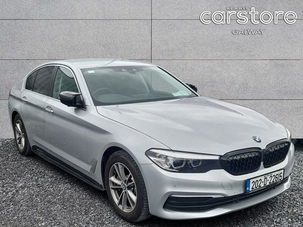 BMW 5-Series Saloon, Petrol Plug-in Hybrid, 2020, Silver