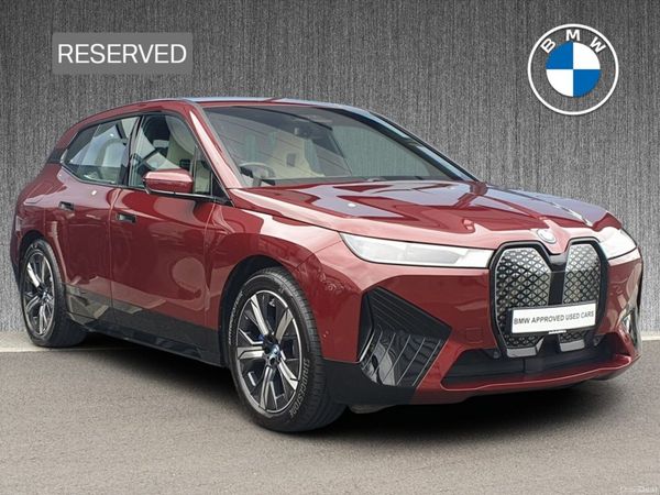 BMW iX SUV, Electric, 2023, Red