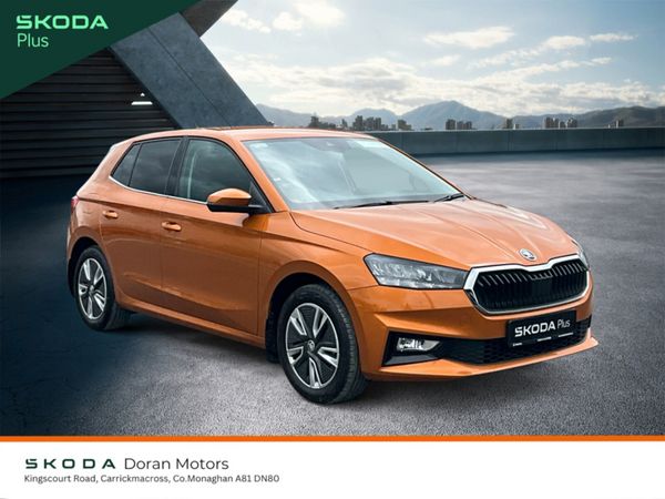 Skoda Fabia Hatchback, Petrol, 2023, Orange