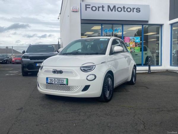 Fiat 500 Hatchback, Electric, 2025, White