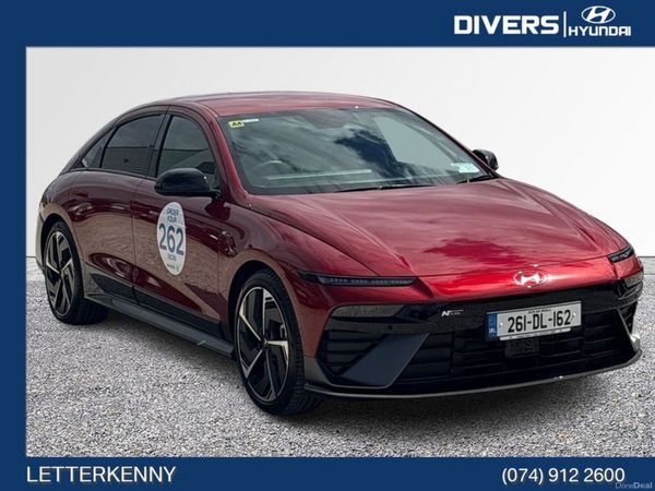 Hyundai IONIQ 6 Saloon, Electric, 2026, Red