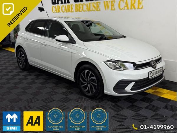 Volkswagen Polo Hatchback, Petrol, 2022, White