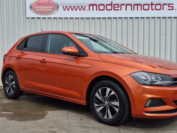 Volkswagen Polo Hatchback, Petrol, 2018, Orange