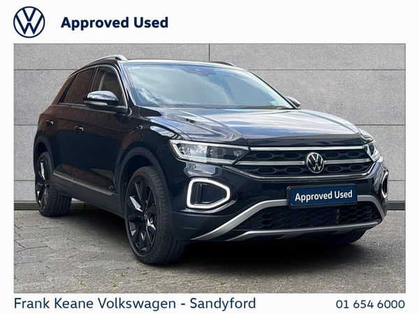 Volkswagen T-Roc Hatchback, Petrol, 2023, Black