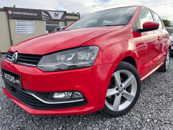 Volkswagen Polo Hatchback, Petrol, 2017, Red