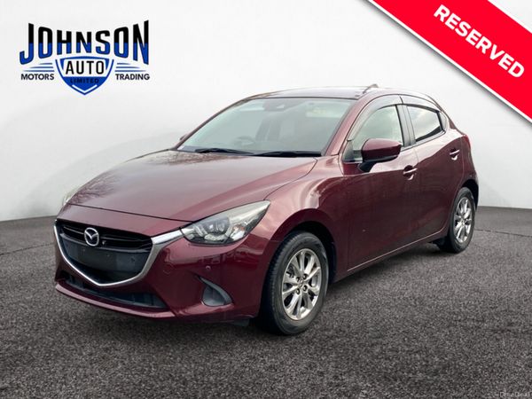 Mazda Demio Hatchback, Petrol, 2018, Red