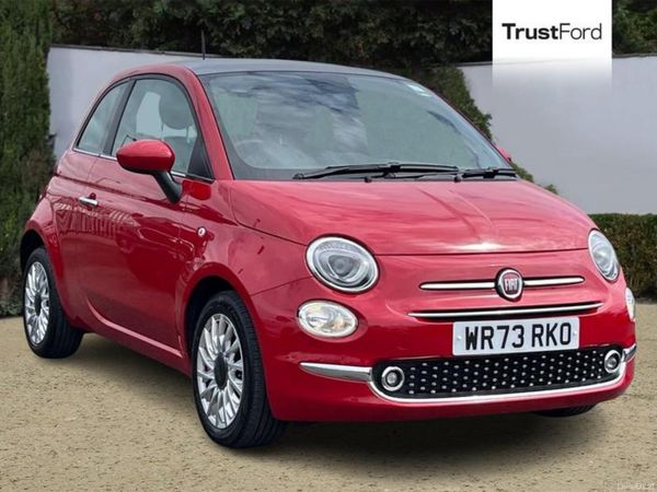 Fiat 500 Hatchback, Petrol, 2023, Red