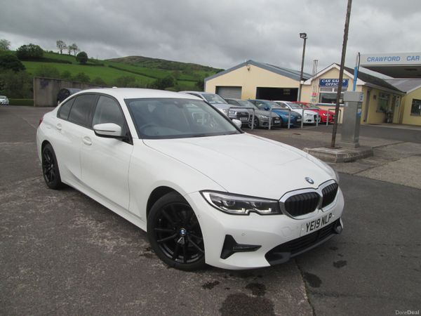 BMW 3-Series Saloon, Diesel, 2019, White