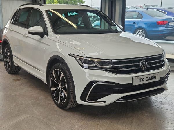 Volkswagen Tiguan SUV, Petrol Hybrid, 2023, White