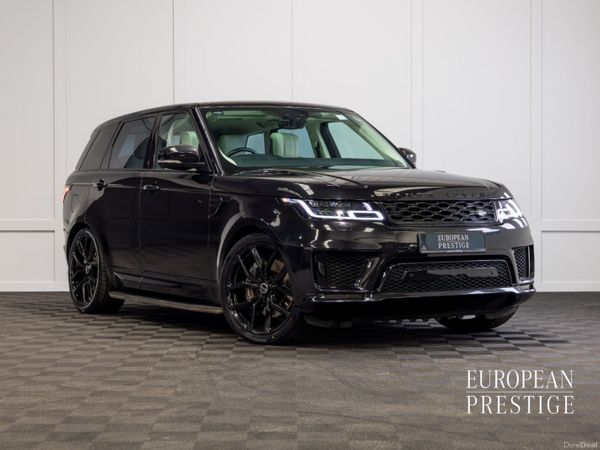 Land Rover Range Rover Sport SUV, Petrol Plug-in Hybrid, 2020, Black