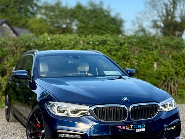 BMW 5-Series Estate, Diesel, 2017, Blue