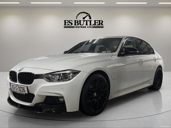 BMW 3-Series Saloon, Petrol Plug-in Hybrid, 2016, White