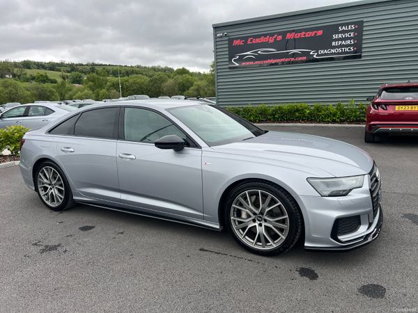Audi A6 Saloon, Petrol Hybrid, 2023, Silver