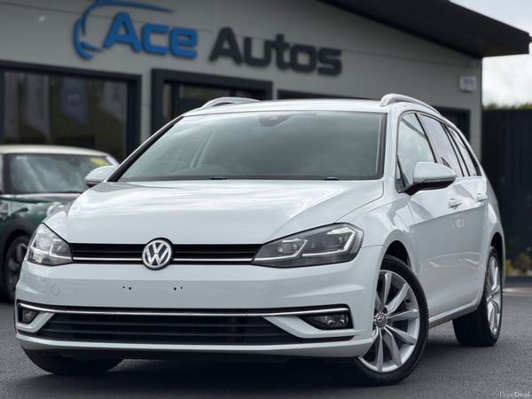 Volkswagen Golf Estate, Petrol, 2019, White