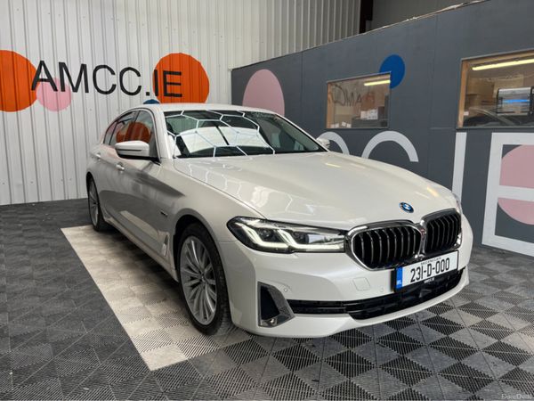 BMW 5-Series Saloon, Petrol Plug-in Hybrid, 2023, White