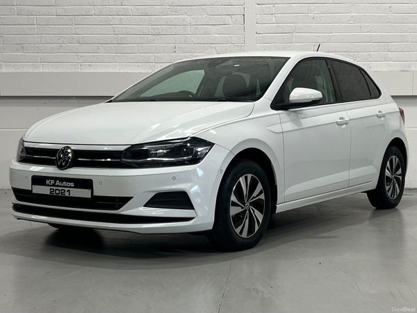 Volkswagen Polo Hatchback, Petrol, 2021, White