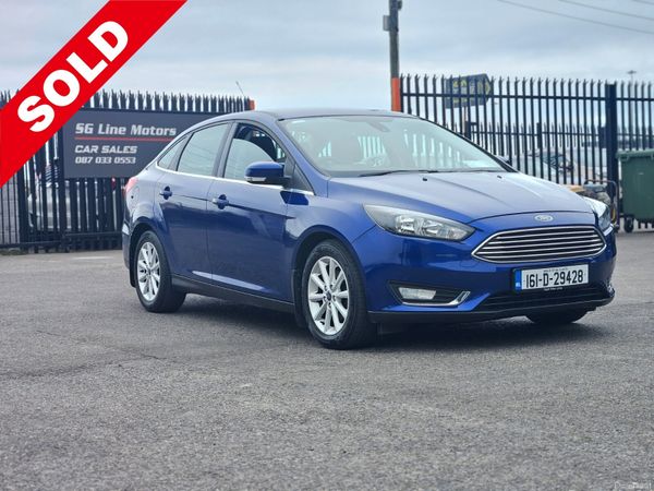 Ford Focus Saloon, Diesel, 2016, Blue