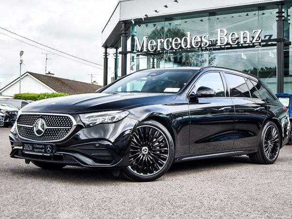 Mercedes-Benz E-Class Estate, Diesel Plug-in Hybrid, 2026, Black
