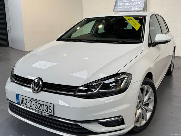 Volkswagen Golf Hatchback, Petrol, 2018, White