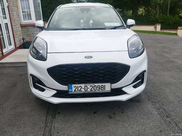 Ford Puma MPV, Petrol Hybrid, 2021, White