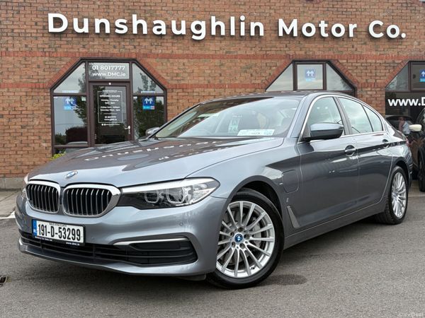 BMW 5-Series Saloon, Petrol Plug-in Hybrid, 2019, Blue
