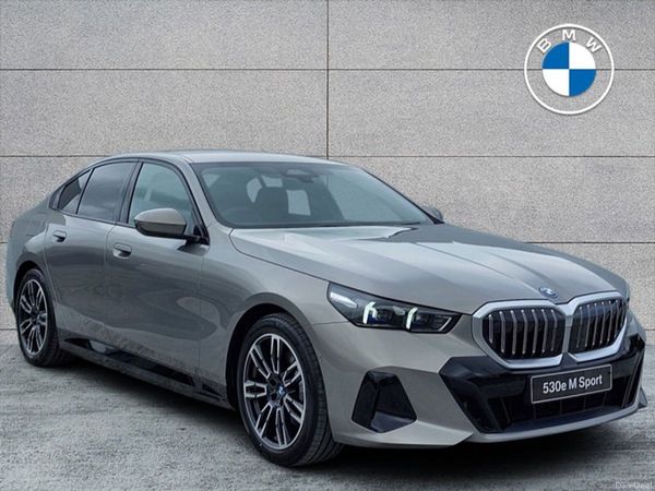 BMW 5-Series Saloon, Petrol Plug-in Hybrid, 2026, Grey