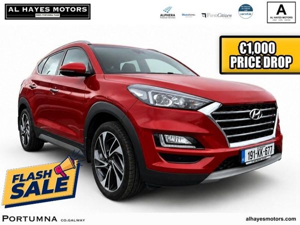 Hyundai Tucson SUV, Diesel, 2019, Red