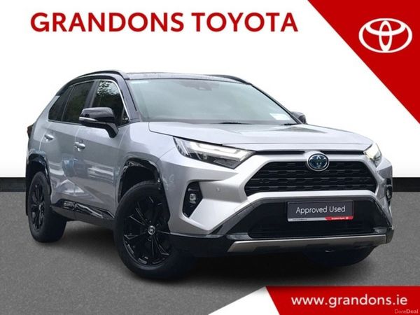Toyota RAV4 SUV, Petrol Hybrid, 2024, Silver