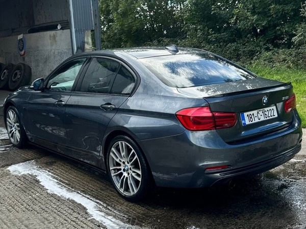 BMW 3-Series Saloon, Petrol, 2018, Grey