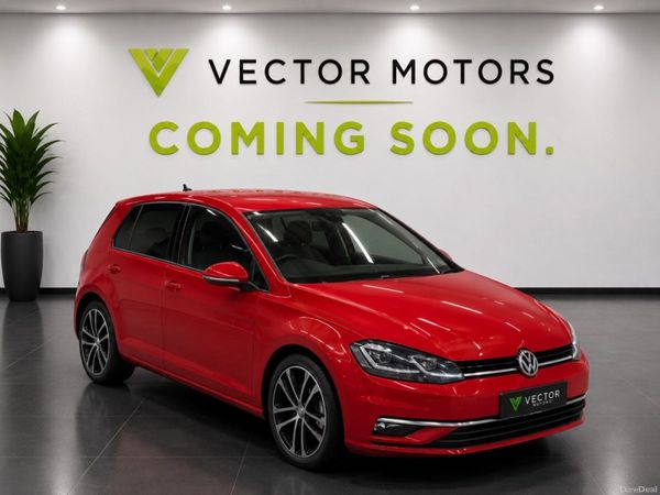 Volkswagen Golf Hatchback, Petrol, 2019, Red