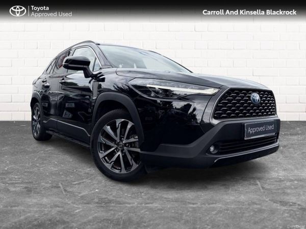Toyota Corolla Cross SUV, Petrol Hybrid, 2023, Black