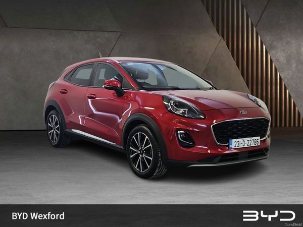 Ford Puma MPV, Petrol Hybrid, 2023, Red