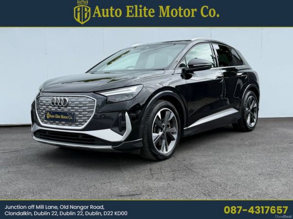 Audi Q4 e-tron SUV, Electric, 2023, Black