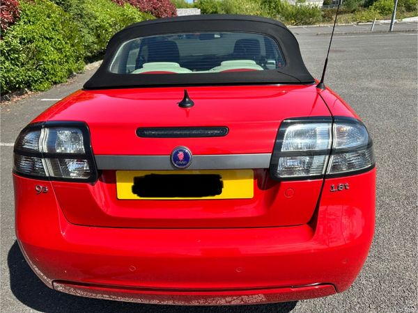 Saab 9-3 Convertible, Petrol, 2011, Red