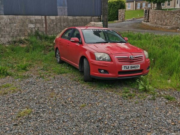 Toyota Avensis Saloon, Diesel, 2008, Red